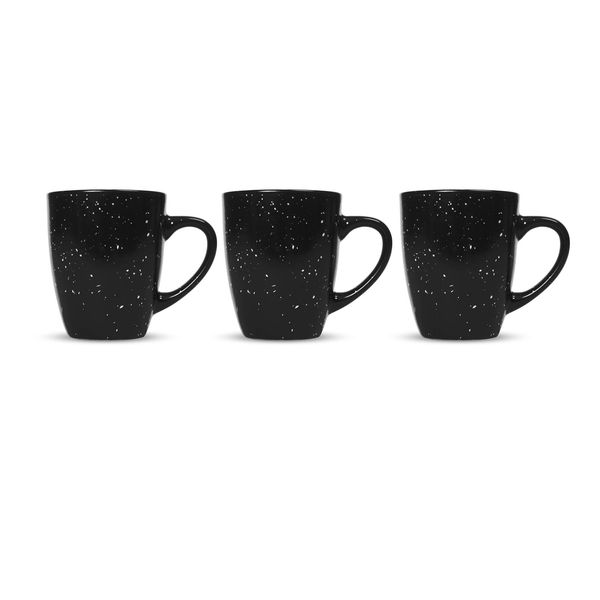 Speckle Black Mugs 3pc