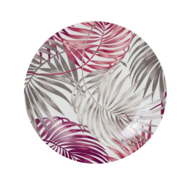 Cranberry Fern Bread Plates 3pc