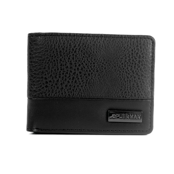 Mens Wallet Alpha With Coin Pocket Black