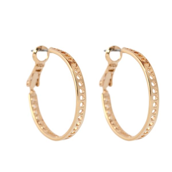 Earrings French Clip Small Hoop Gold