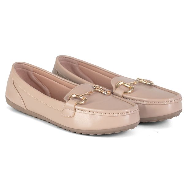 Shoes Ruby Moccasin Pu Camel Size 3
