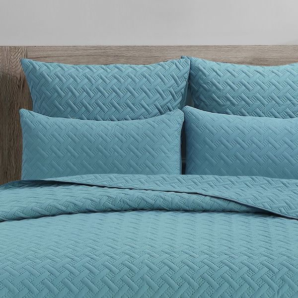 Infinity Light Blue Pillowcases 2pc