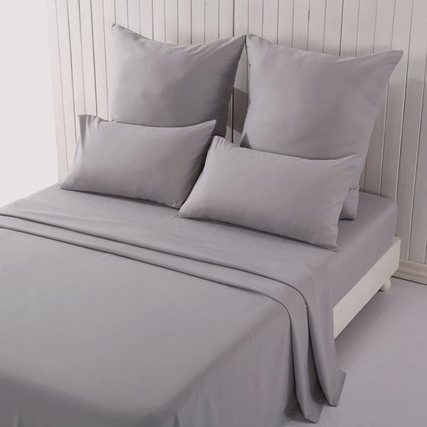Light Grey Queen Flat Sheet