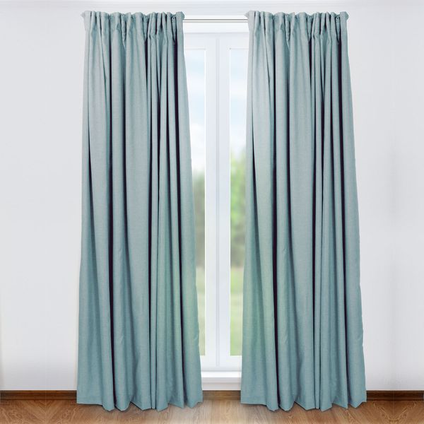 Curtain Linen Light Blue