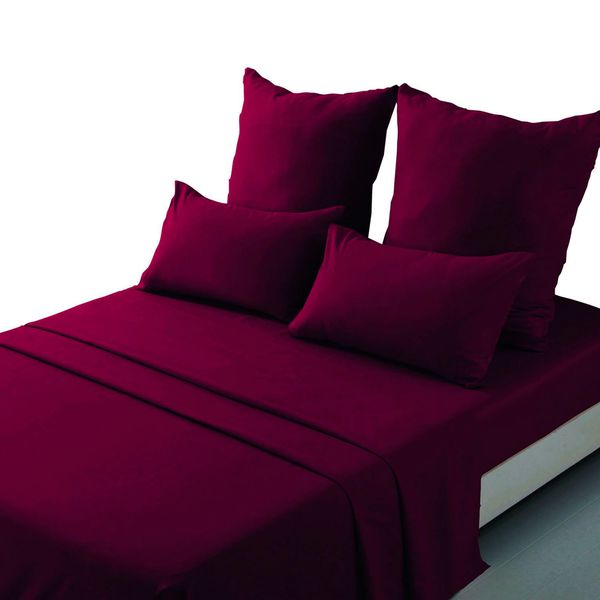 Maroon King Flat Sheet