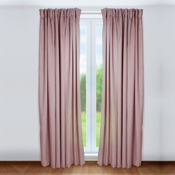Curtain Linen Pink Blush