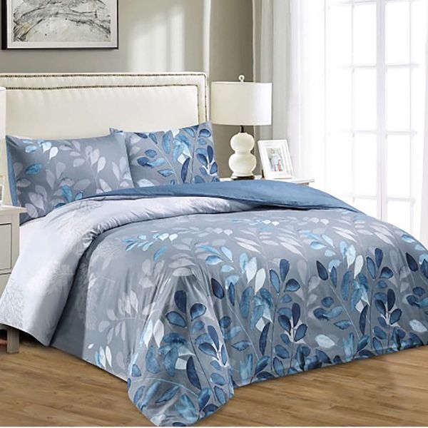 Botanical Blue King Duvet Set