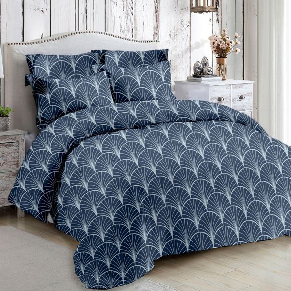 Nobel Blue King Duvet Set