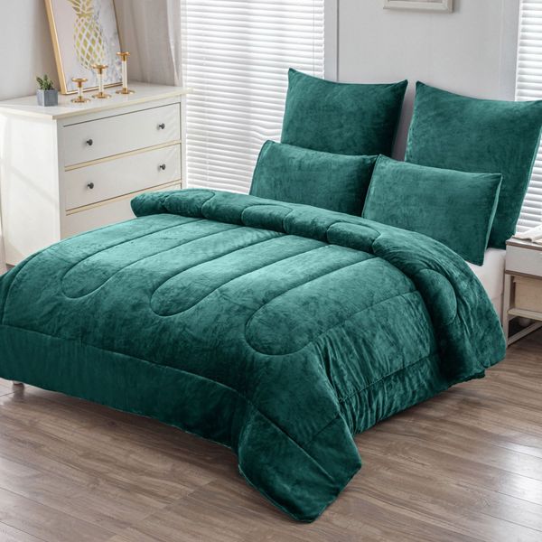 Blavet Green Conti Pillowcases 2pc
