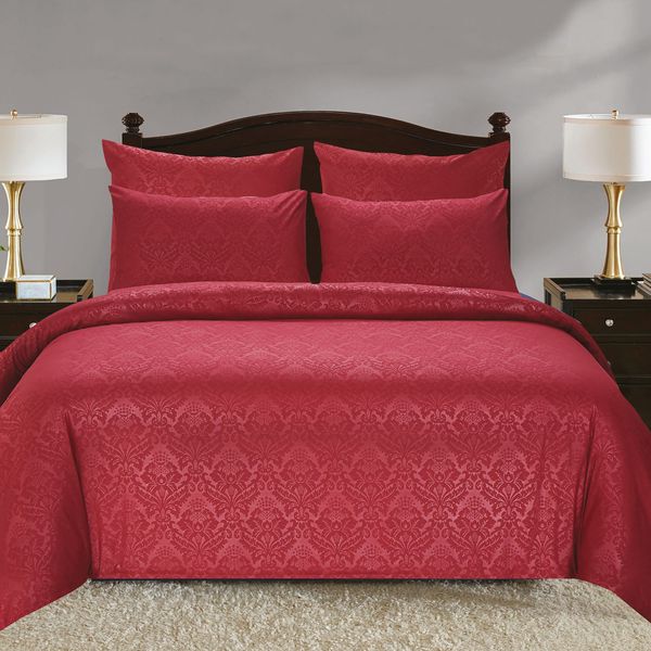 Royal Maroon Double Duvet Set