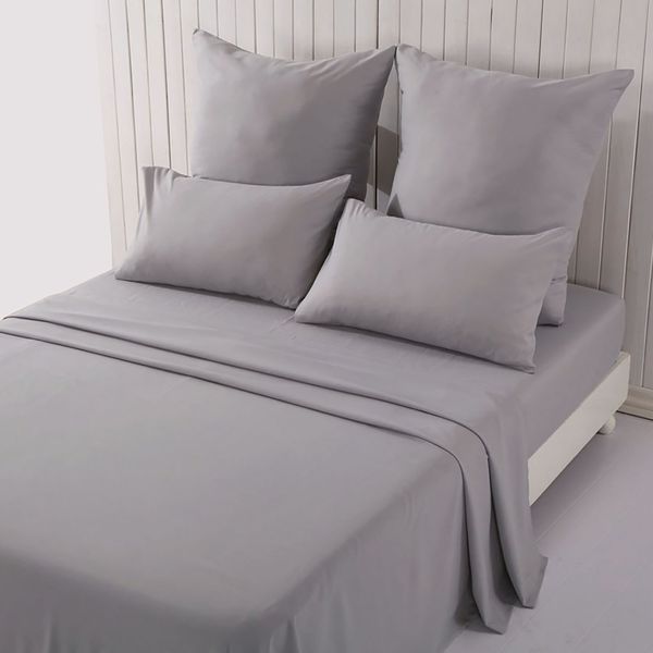 Light Grey King Fitted Sheet