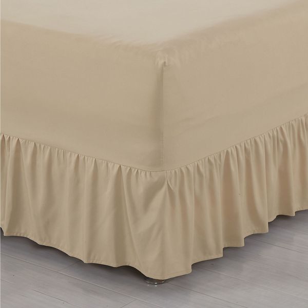 Light Cream Queen Fitted & Nightfrill in One