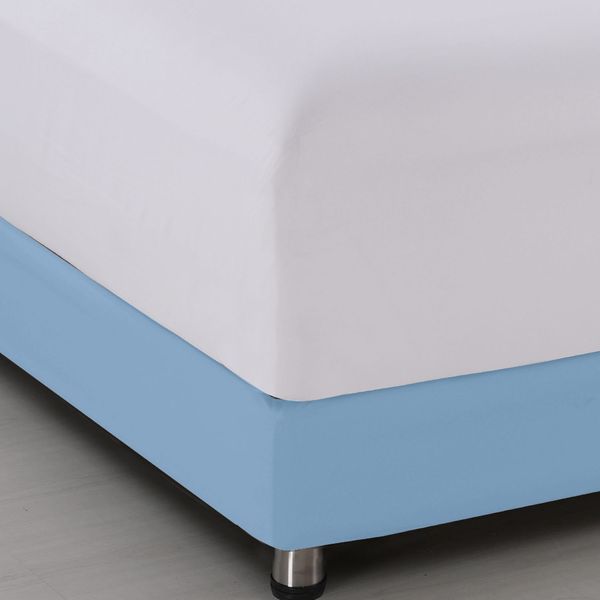 Light Blue Queen Base Cover