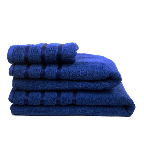 Luxury Hand Towel Navy Blue
