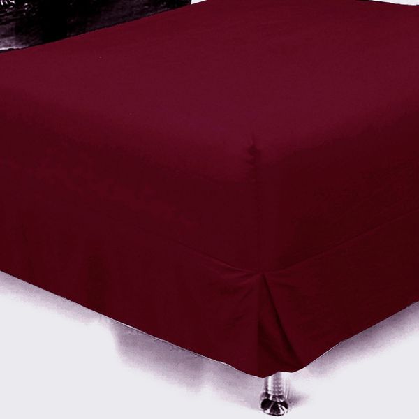 Maroon King Box Pleat Nightfrill in One