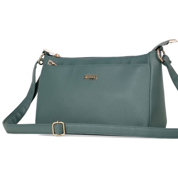 Handbag Kylie Front Zip Pocket Crossbody Teal