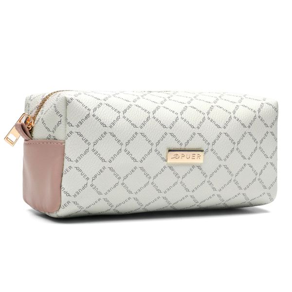 Cosmetic Bag Jane Puer Logo Cream Pink