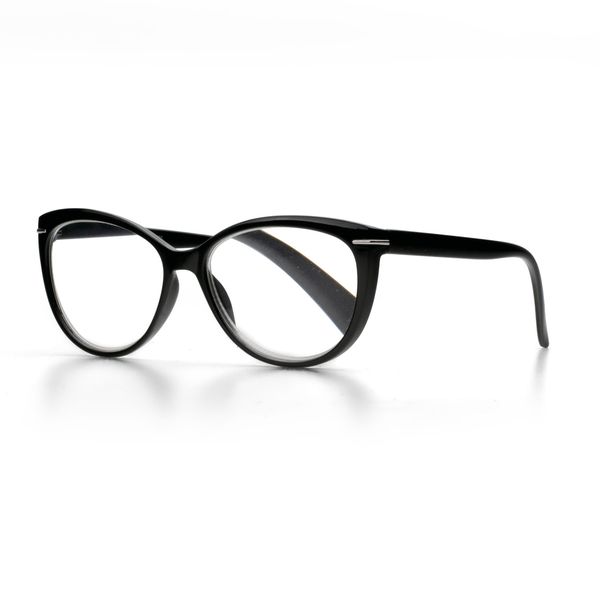Reading Glasses Chris Aviator Black Size +3.5
