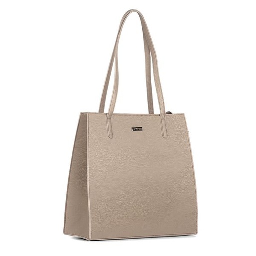 [13434] Handbag Verona Lined Shopper Camel