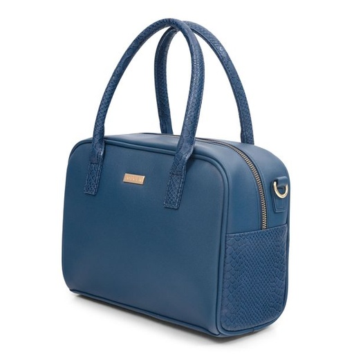 [9674] Handbag Lisa Bowling Bag Blue