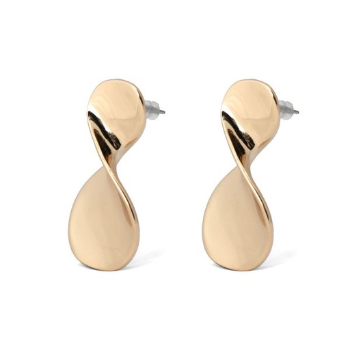 [11716] Earrings Orbit Stud Gold