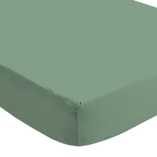 [1025] Light Green Double Fitted Sheet
