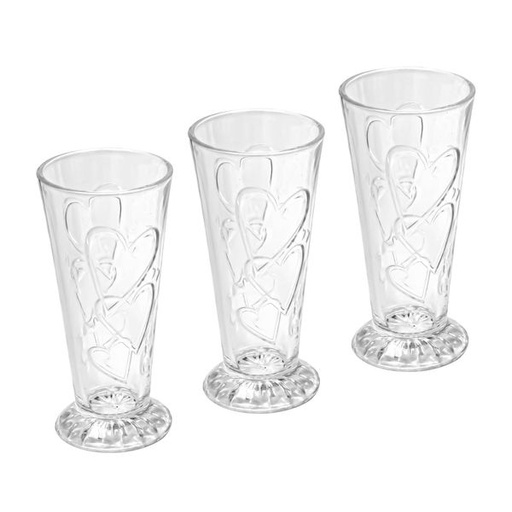 [3727] Romantic Tumblers 3pc