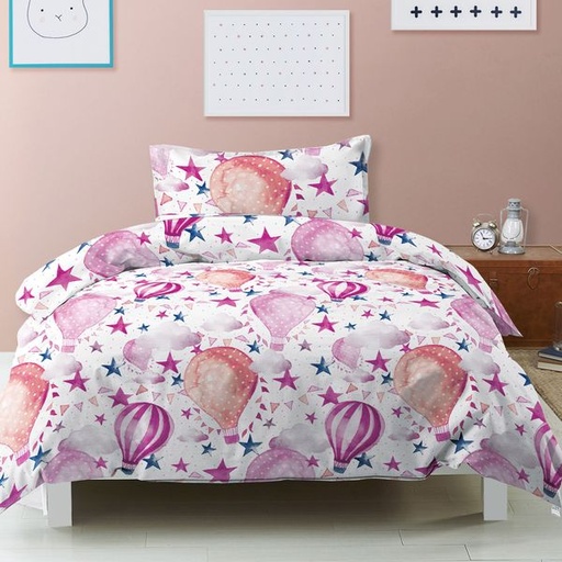 [5633] Childrens Hot air Balloon 3/4 Comforter Set