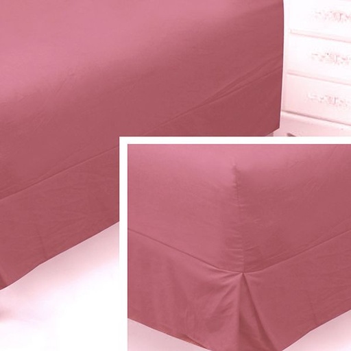 [6599] Dusty Pink King Box Pleat Nightfrill in One