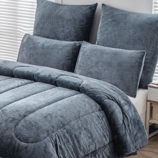 [11294] Blavet Lavender Grey Pillowcases 2pc