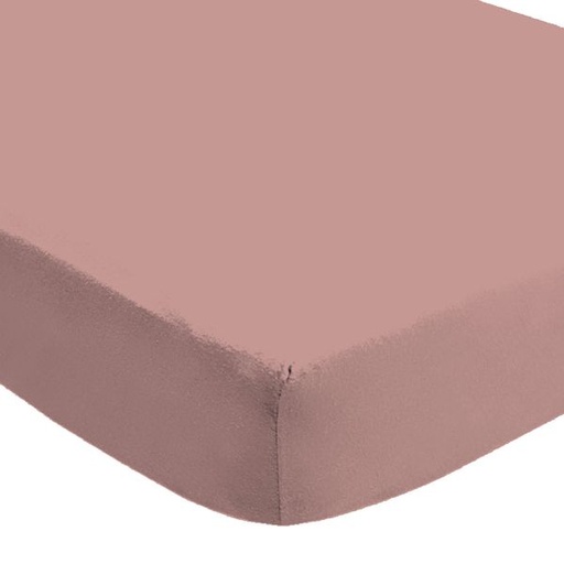 [1041] Light Pink Queen Fitted Sheet