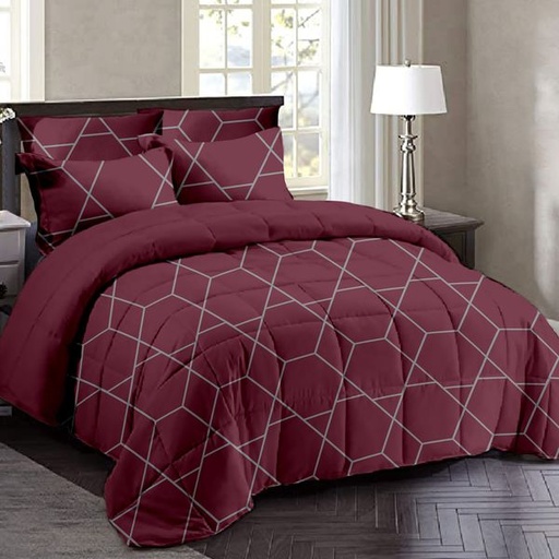 [7264] Ruby Double Comforter Set