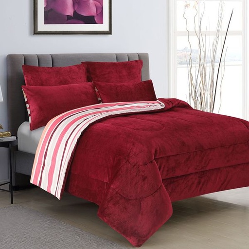 [6819] Blavet Queen Maroon Stripe