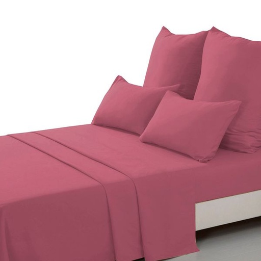 [6193] Dusty Pink Single Fitted Sheet