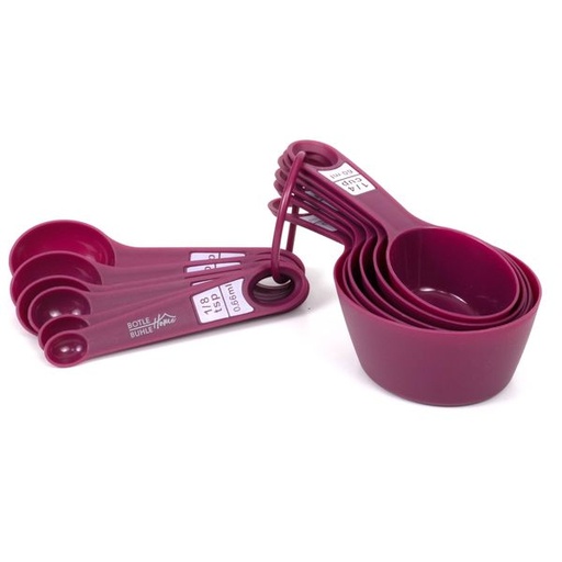 [6896] Cranberry Measuring Spoon 12pc