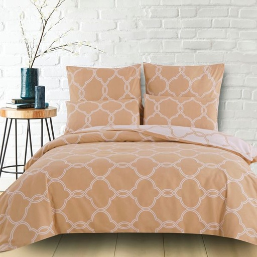 [4237] Elegant Cream King Duvet Set