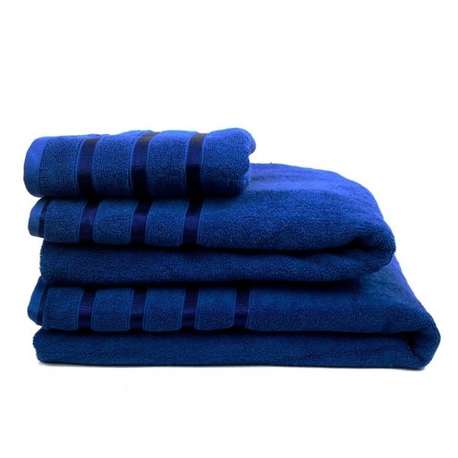 [6481] Luxury Bath Towel Navy Blue