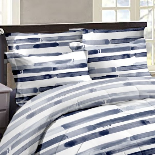 [7257] Brushstroke Pillowcases 2pc