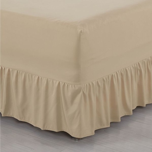 [4719] Light Cream Double Fitted & Nightfrill in One