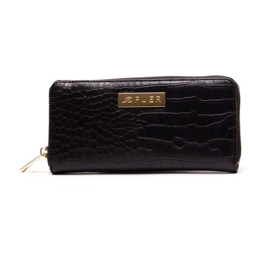 [6289] Purse Ava Croc Black