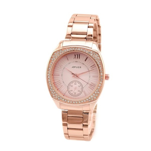 [14591] Watch Isabella Diamante Link Rose Gold