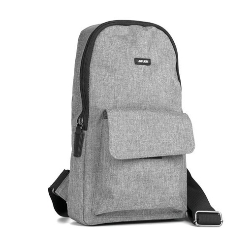 [13344] Mens Bag Everest Canvas Chest Bag Charcoal