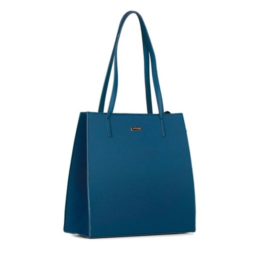 [13436] Handbag Verona Lined Shopper Navy