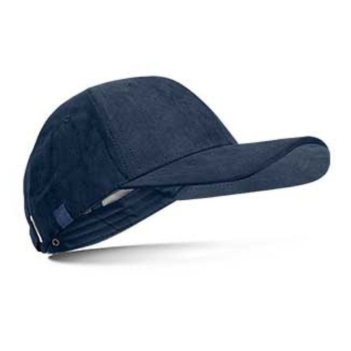 [16107] Hat Mens Faux Suede Cap Navy