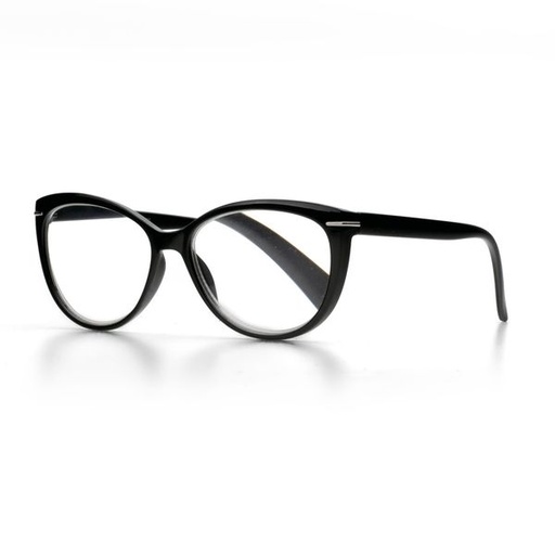 [11561] Reading Glasses Chris Aviator Black Size +3.5