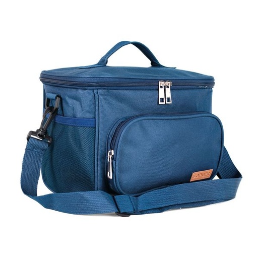 [14673] Lunch Bag Puer Front Pocket Navy