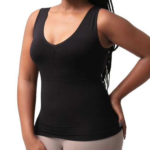 [5504] Puer Figuer Tummy & W/ Shaper Black S