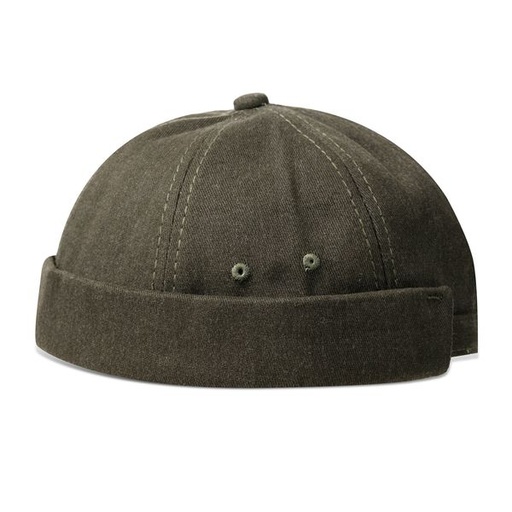 [1663] Cap Mens Skull Olive